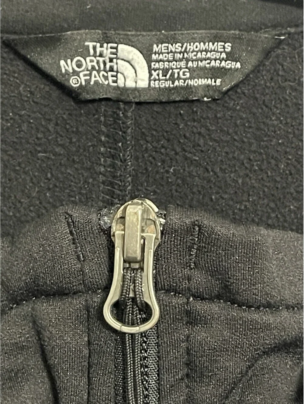 Men's The North Face Jacket XL Black Full Zip-Up